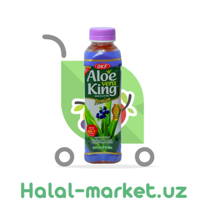 Напиток OKF ALOE VERA KING Черника 500мл