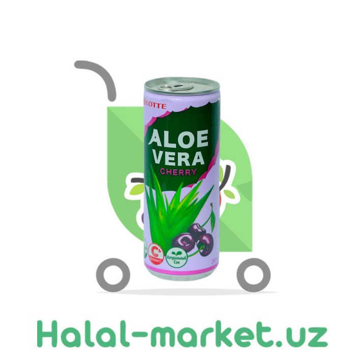 Напиток Aloe Vera Lotte Cherry 5% 240мл