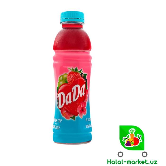 Напиток DADA яблоко и клуника 0,5л