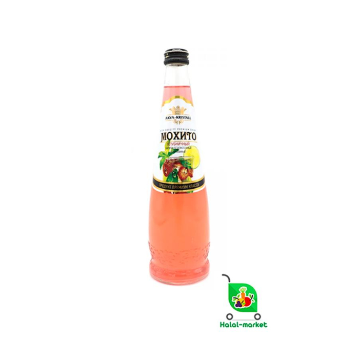 Напиток Аква Кристалл Мохито Клубничный 0,5л с/б