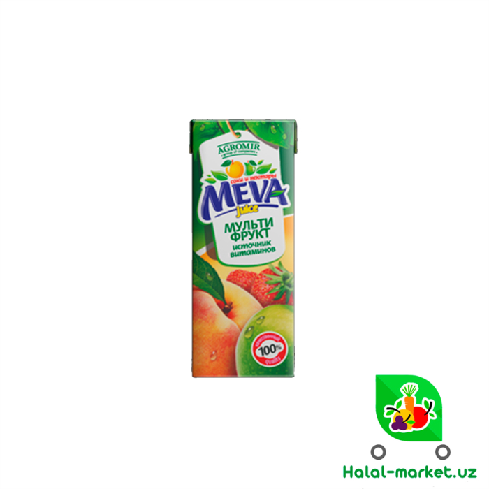 Сок MEVA Мультифрукт 200мл