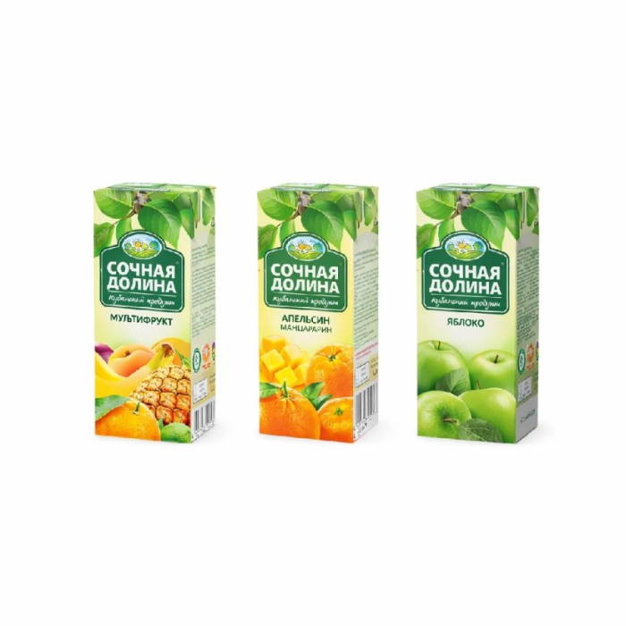 Сок СОЧНАЯ ДОЛИНА АССОРТИМЕНТ 0,2мл