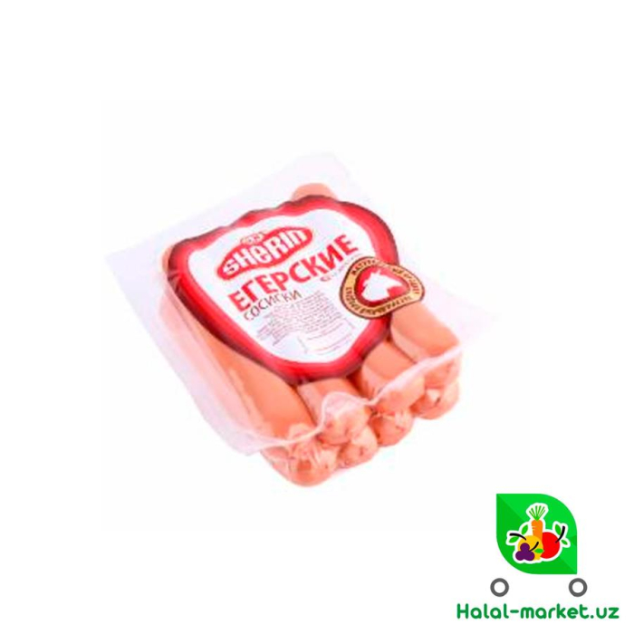 10267-Сосиски Егерские с Сыром 0.7кг (SHERIN)
