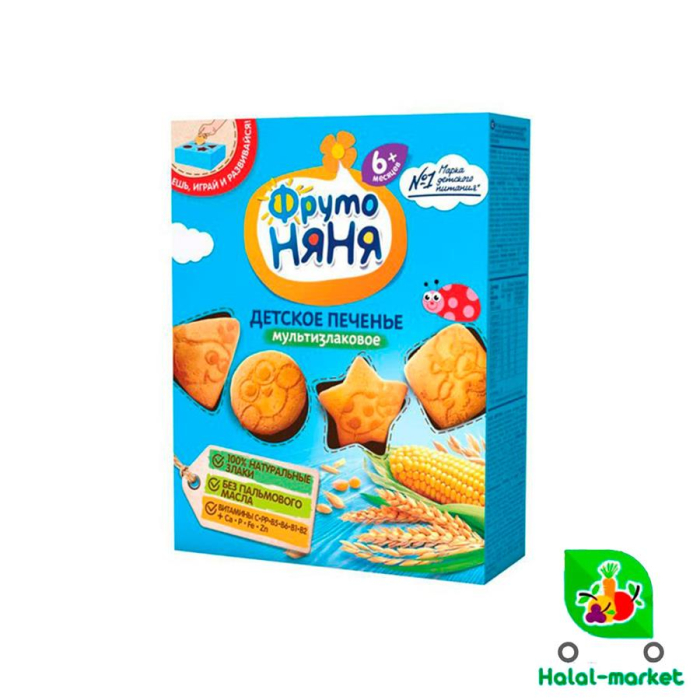 Печенье Фруто Няня Мультизлаковое 150гр