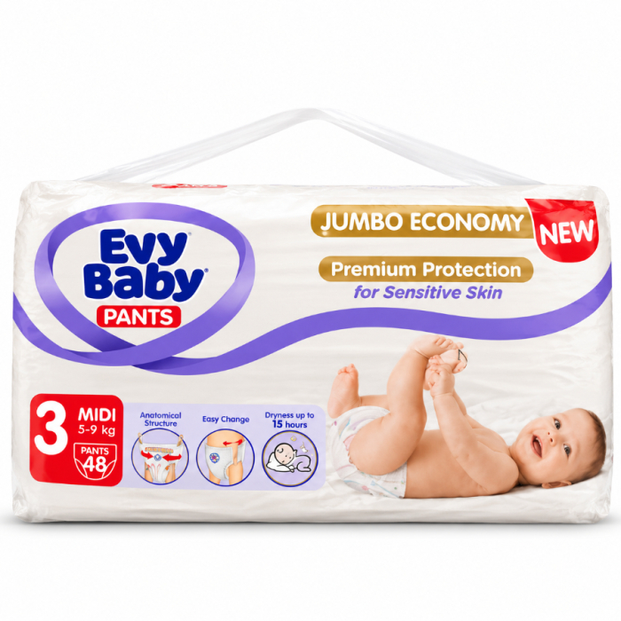 Трусики EVY BABY 3 (48шт)