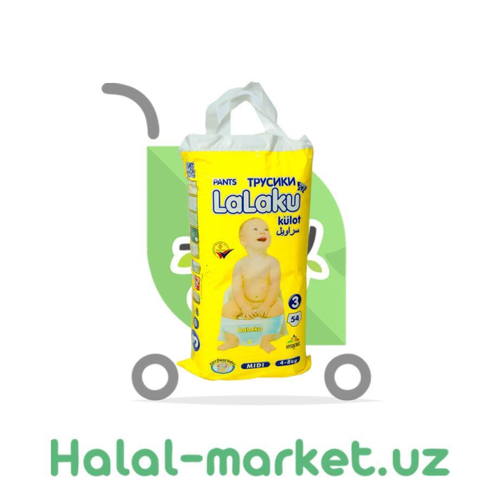 Подгузники LALAKU 3 (54шт)