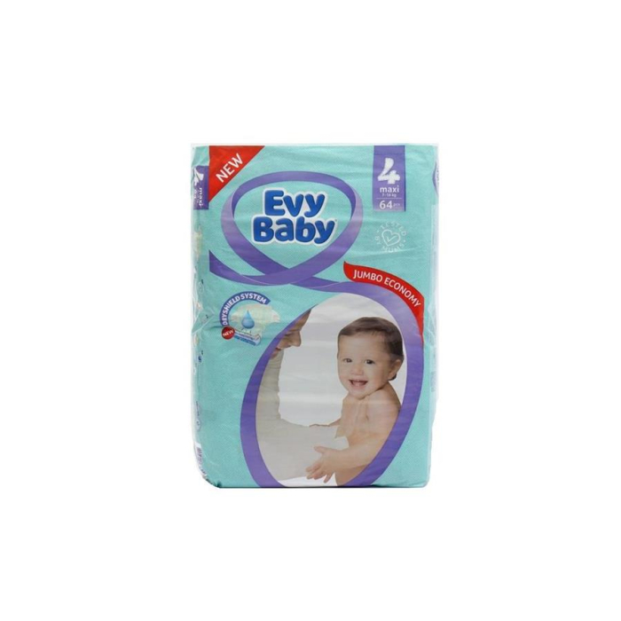 Подгузники EVY BABY 4 (64шт)