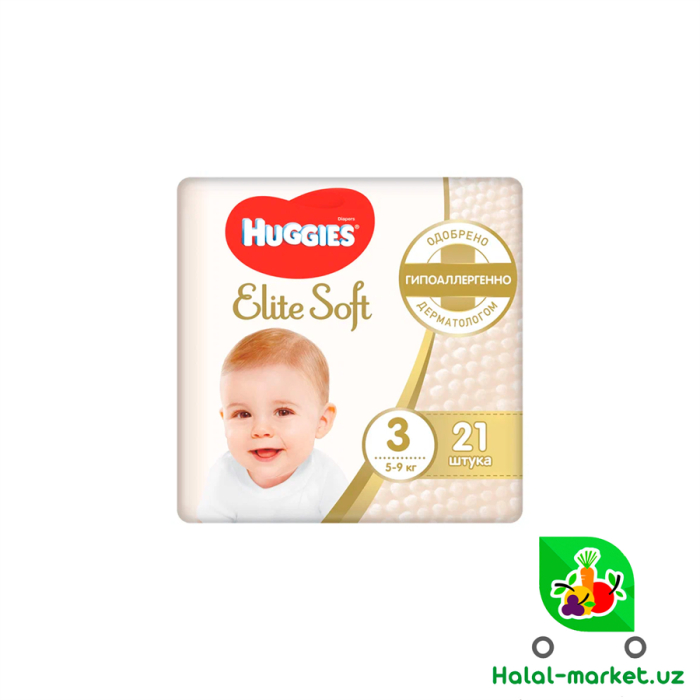 Подгузники HUGGIES ELITE SOFT (3) 21шт