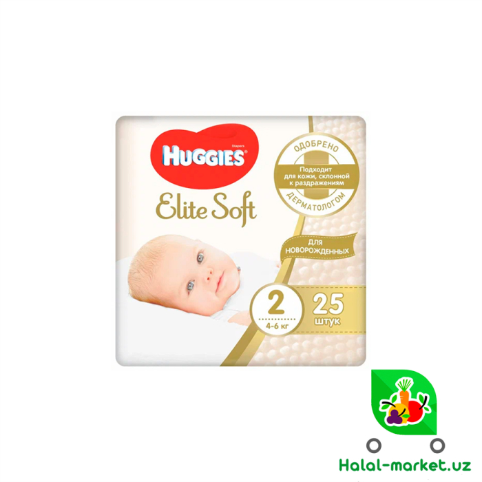 Подгузники HUGGIES ELITE SOFT (2) 25шт