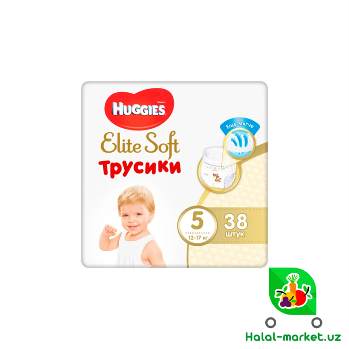Подгузники HUGGIES ELITE SOFT PANTS (5) 38шт
