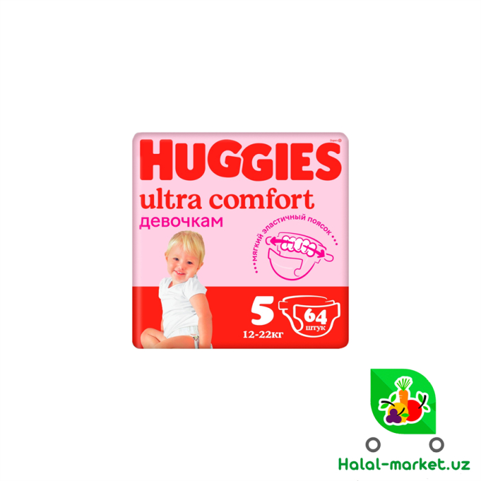 Подгузники HUGGIES UC GIRL (5) 64шт