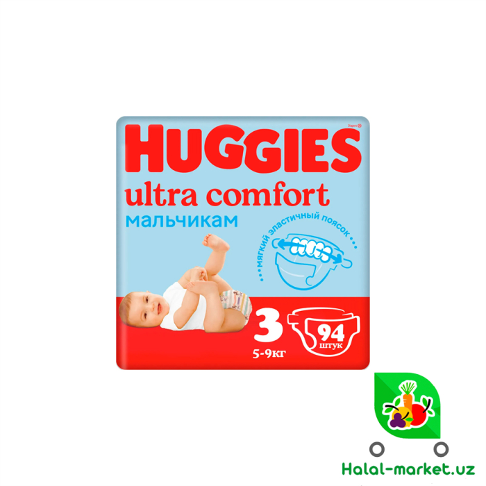 Подгузники HUGGIES UC BOY (3) 94шт