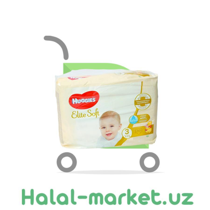 Подгузники HUGGIES ELITE SOFT (3) 40шт