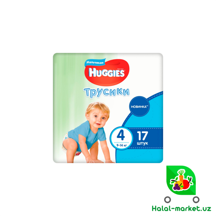 Подгузники HUGGIES PANTS (4) 17шт