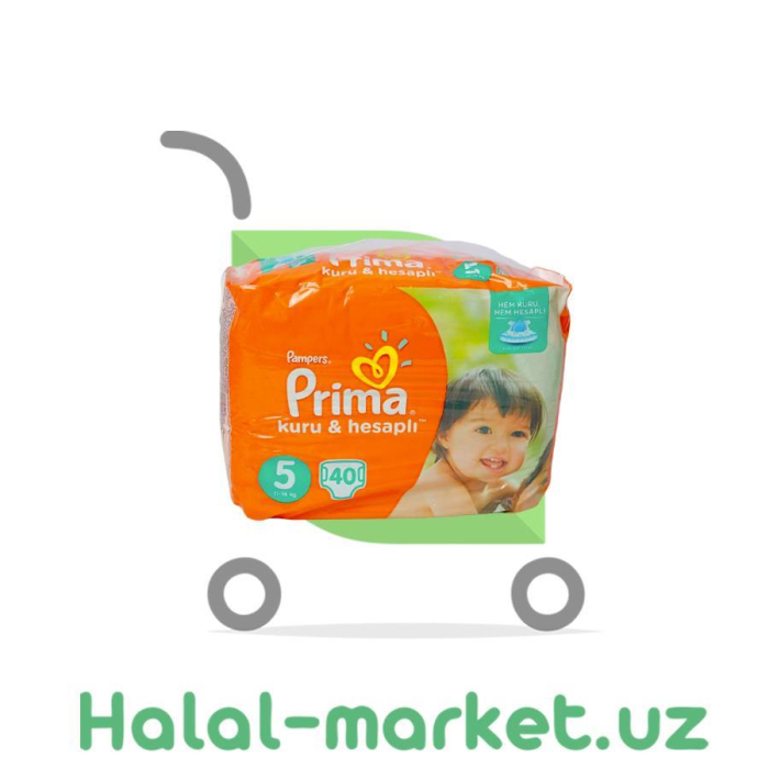 Подгузники Prima 5 (40)шт