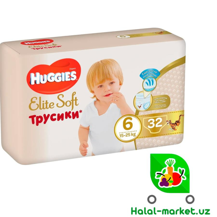 Трусики HUGGIES ELITE SOFT (6) 32шт