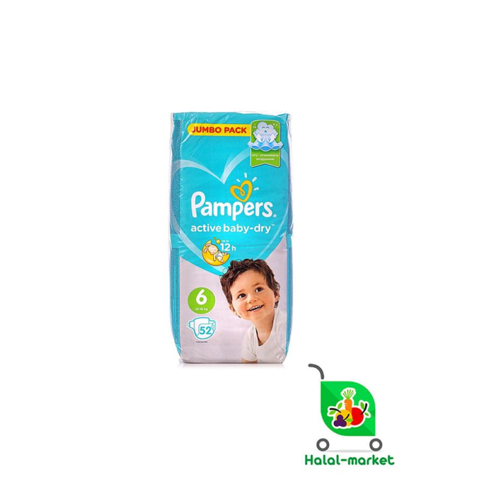 Подгузники Pampers Active Baby 6 (52)