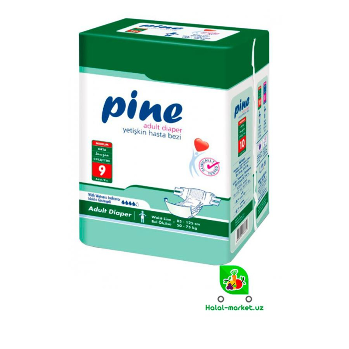 Подгузники Для Взрослых PINE ADULT MEDIUM