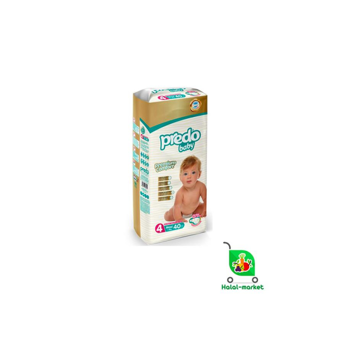 Подгузники PREDO №4 MAXI 40шт