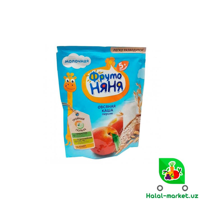 Каша Овсяная ФРУТО НЯНЯ Персик 200гр