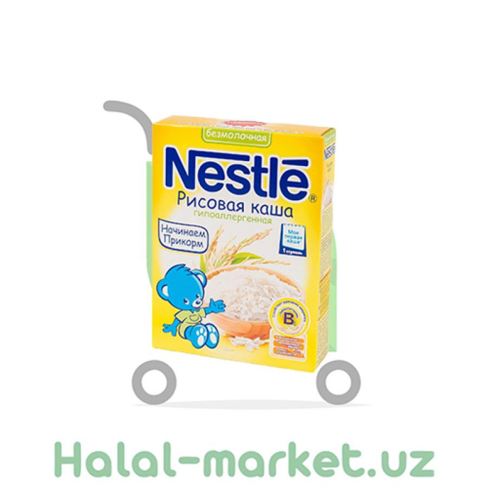 Каша NESTLE Рисовая безмолочная 1+ 220гр