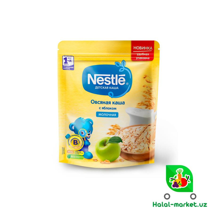 Каша NESTLE Овсяная с Яблоком 220гр М/у