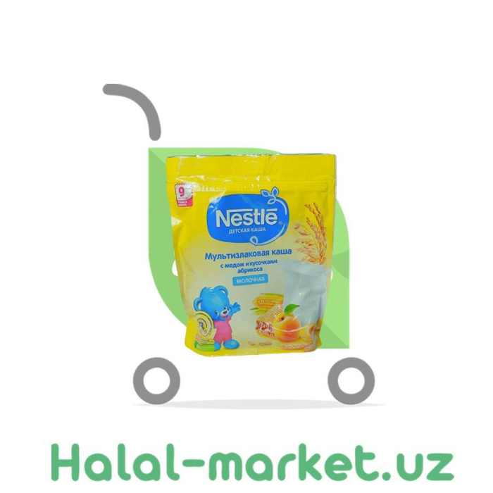 Каша молочная NESTLE МЛЗ Банан и кусочки земляники садовой 220гр