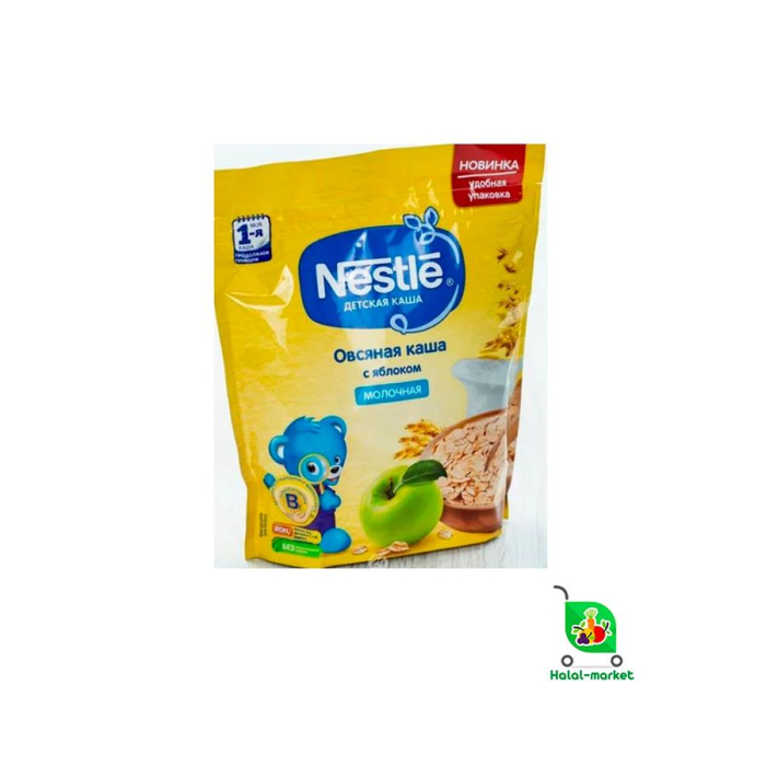Каша NESTLE Овсяная с яблоком м/у 200гр