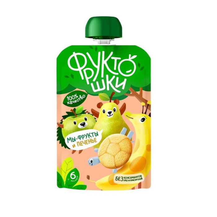 Пюре детское ФРУКТОШКИ 90гр М/у