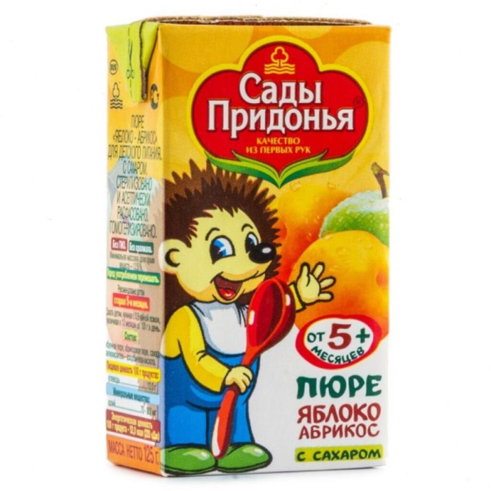 SADY PRIDON'YA Pyure Olma-abrikos 125gr