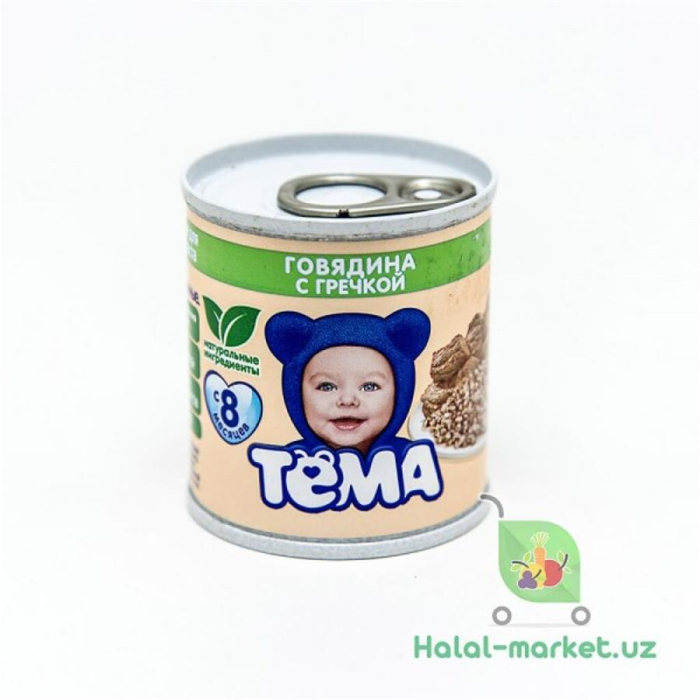 Консерва ТЁМА Говядина с гречкой 100гр