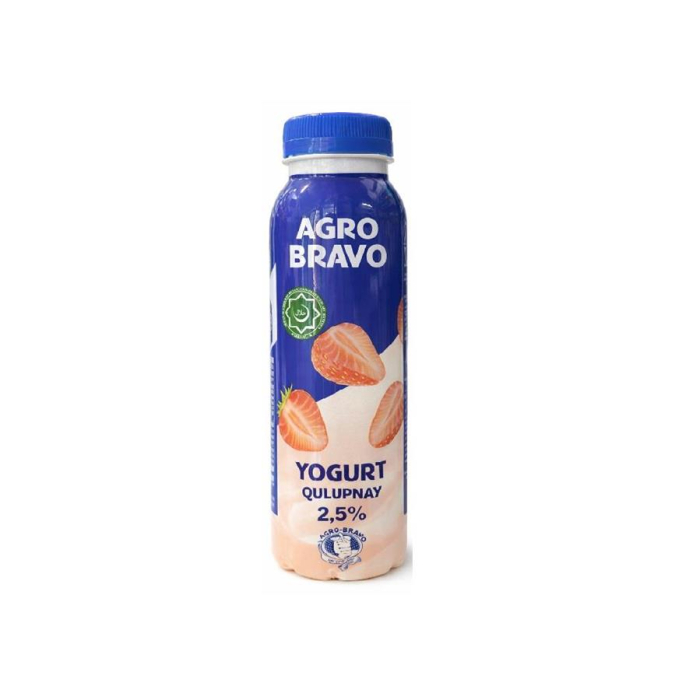 Йогурт питьевой AGRO BRAVO в ассортименте 330гр