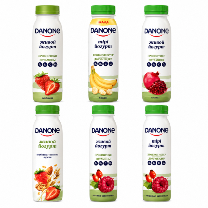 Йогурт питьевой DANONE ассортимент 270гр
