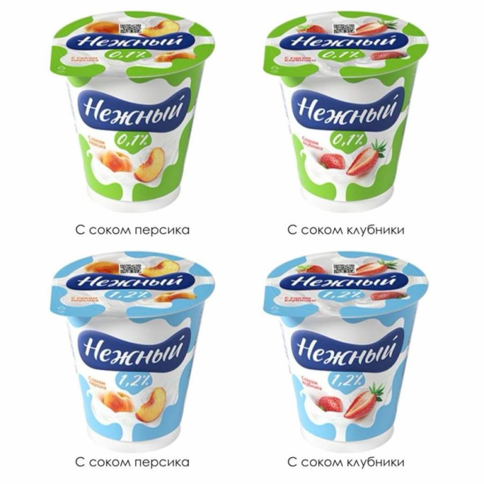 Йогурт НЕЖНЫЙ стакан 320гр
