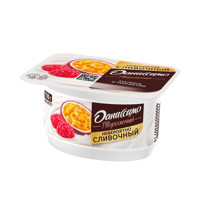 Йогурт DANISSIMO Малина Маракуйя 100г
