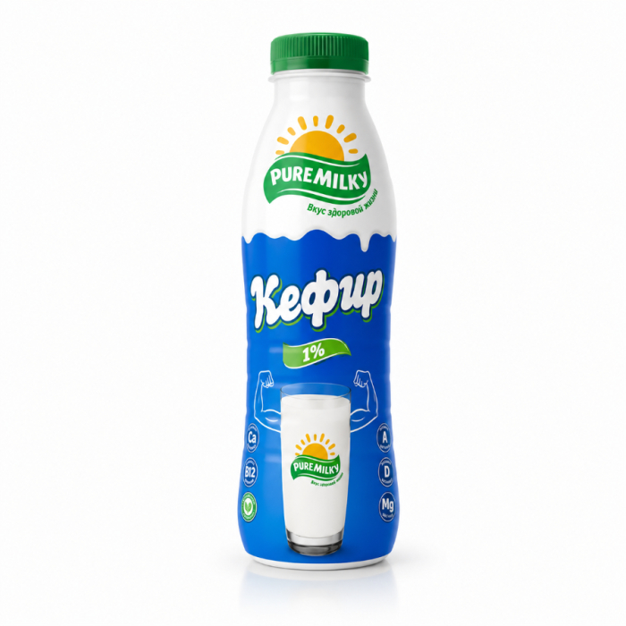 Кефир 1% PURE MILKY 480гр