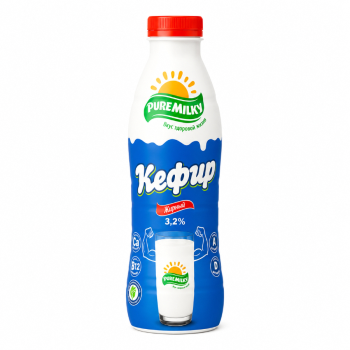Кефир 3,2% PURE MILKY 480гр