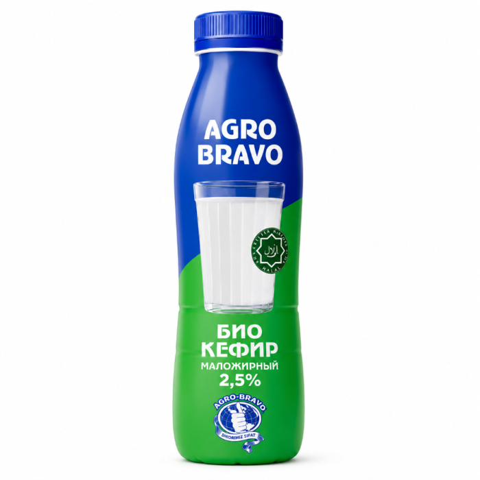 Био Кефир 2.5% AGRO BRAVO 480гр