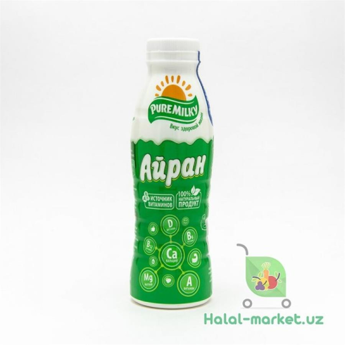 Айран 1% 0,48мл в пэт бут (pure milky)