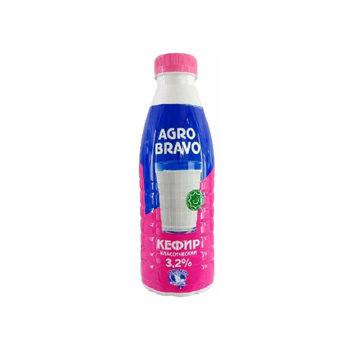 Кефир 3,2% AGRO BRAVO 900мл