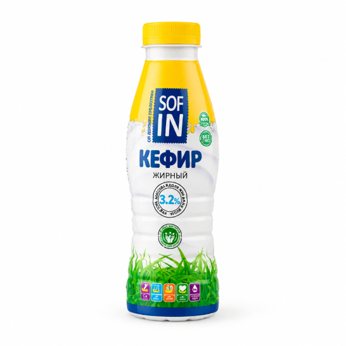 Кефир 3,2% SOF IN 450гр