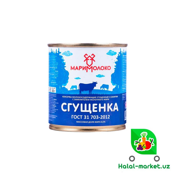 Сгущенное молоко МАРИМОЛОКО вареная 8,5% Ж/Б 380гр
