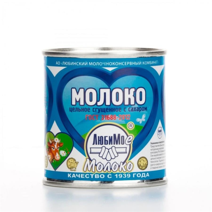 Сгущ. молоко ЛЮБИМОЕ 8,5% 380гр