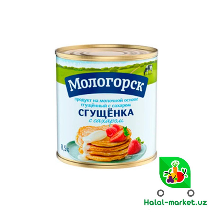 Сгущенное молоко Мологорск 8,5% ж/б 370г
