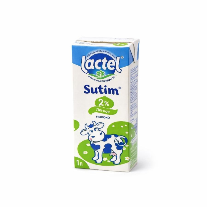 Молоко LACTEL 2% 1л