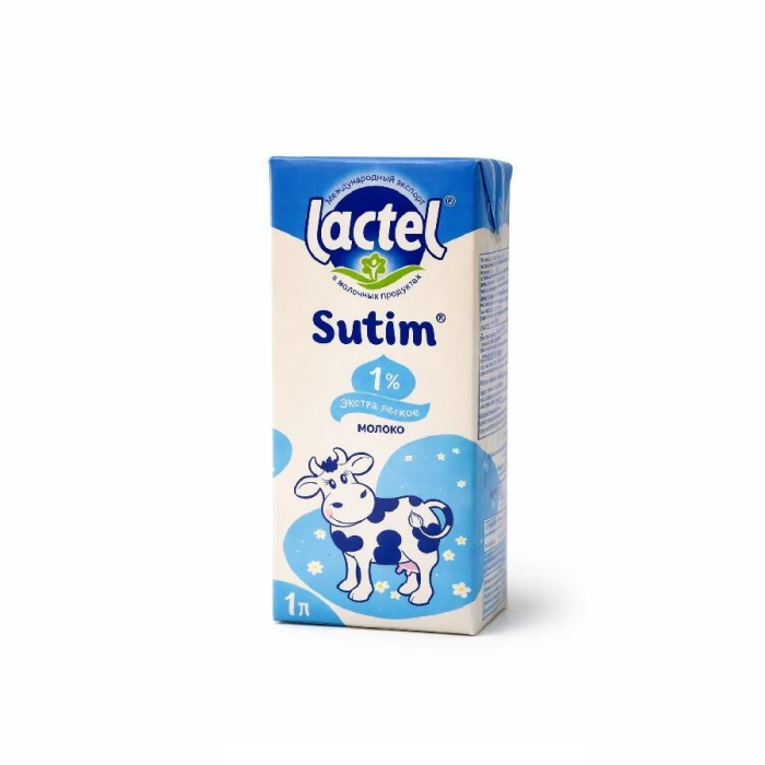 Молоко LACTEL 1% 1л