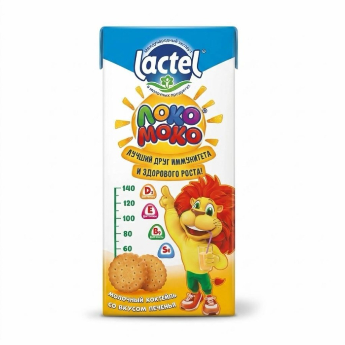 Коктейл LACTEL печенье 1л