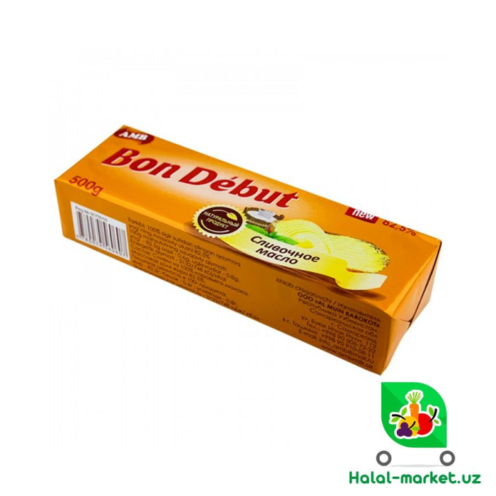 Масло сливочное BON DEBUT 500гр