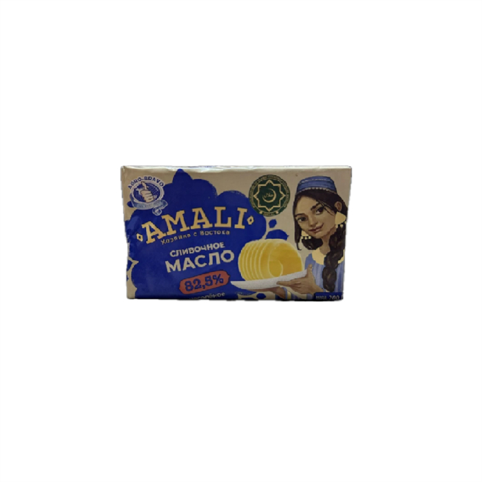 Сливочное масло AMALI 82,5% 200гр