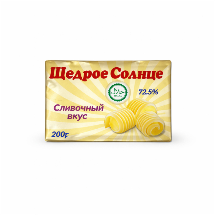 Маргарин ЩЕДРОЕ СОЛНЦЕ 200гр